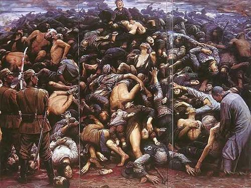 小日本人不敢看的一张画 !