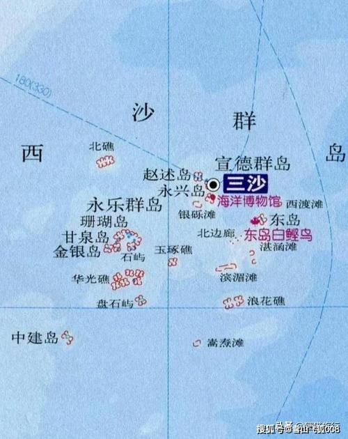 西沙群岛地图