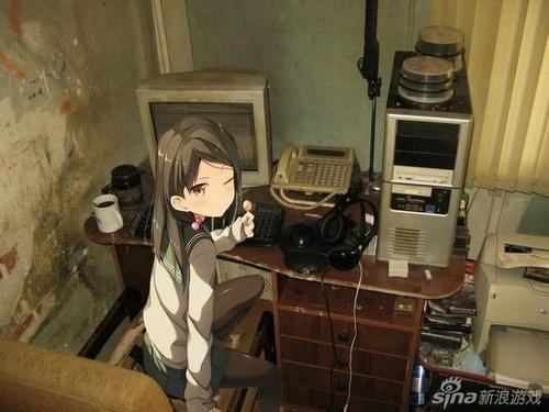 二次元动漫角色穿越到现实世界