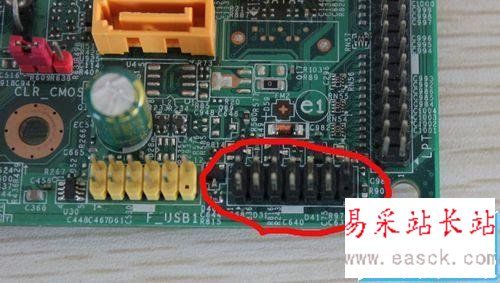 联想启天m7300台式机怎么换技嘉主板机箱接电源线?