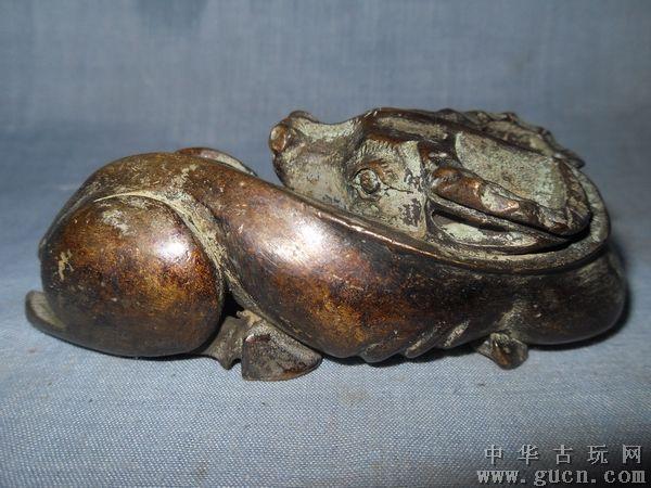 文案小铜牛镇纸