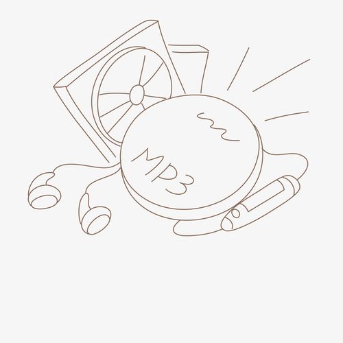 关键词 : mp3,音乐播放器,简笔,线条,耳机,听歌,播放