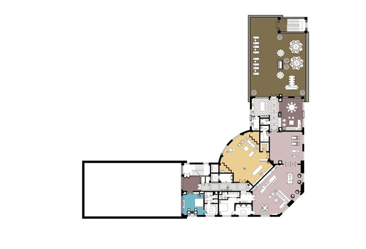 酒店婚礼现场布置平面图欣赏