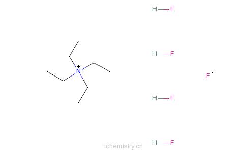 cas:145826-81-9_氟化四乙胺四氟化氢的分子结构