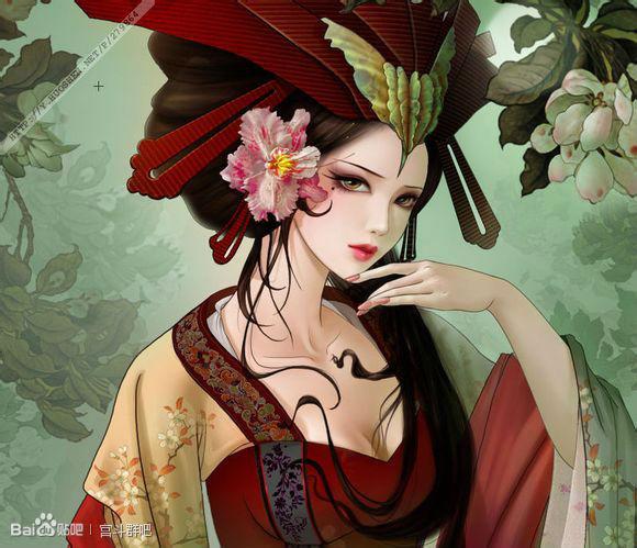 宫斗古代妃子丹青图片