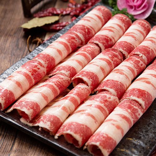 4斤新鲜雪花肥牛冷冻牛肉肉卷烧烤火锅食材牛肉卷