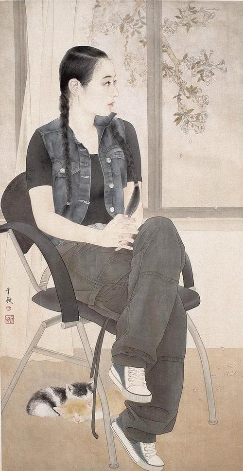 于敏工笔人物画欣赏 - 清风朗月的日志 - 网易博客