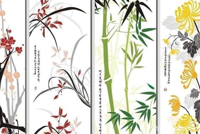 中国传统文化,国画艺术,竹与花鸟画的不同