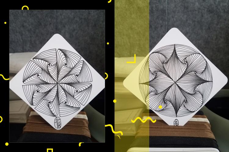 禅绕画之旅~错落心静界