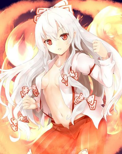 不穿内衣的动漫女孩