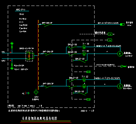 关于消防风机直其控制线路,接线问题