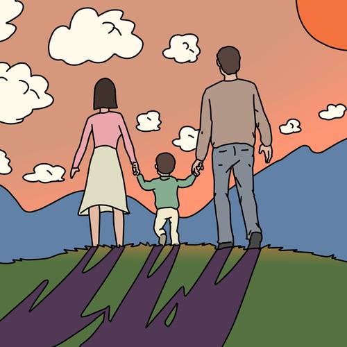 父母的爱是无条件的,自我们出生,父母就爱我们,他们的爱一直持续到