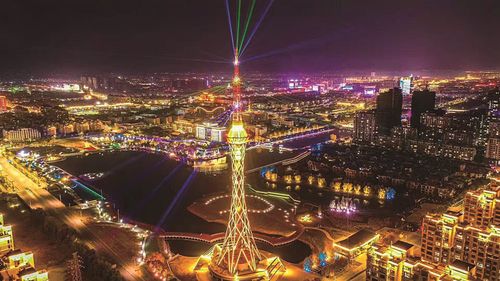 昭阳湖公园成兴化新地标