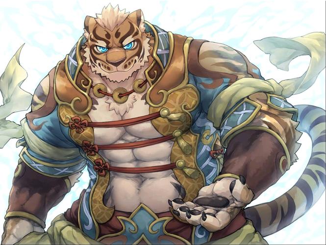 《家有大猫》插画壁纸(虎爷林虎)篇