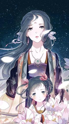 动漫古风少女图片