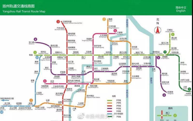 扬州轨道交通7号线正式启动设计招标!具体路线.