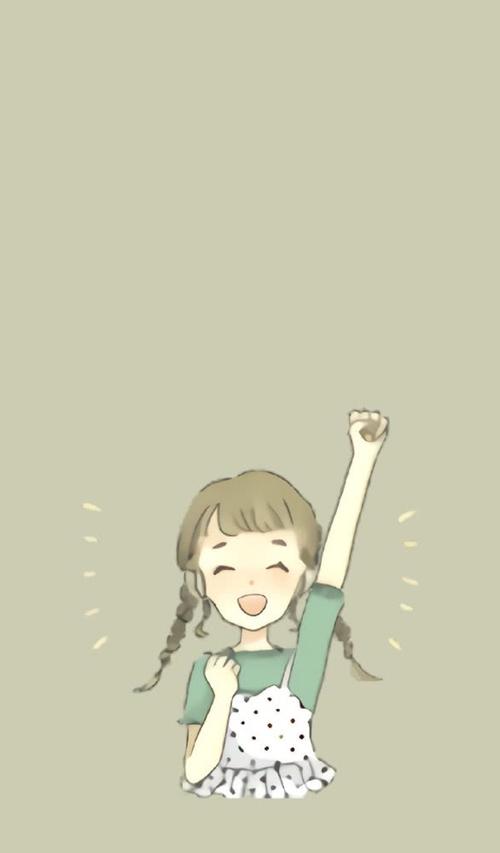 动漫图片,女孩的微笑