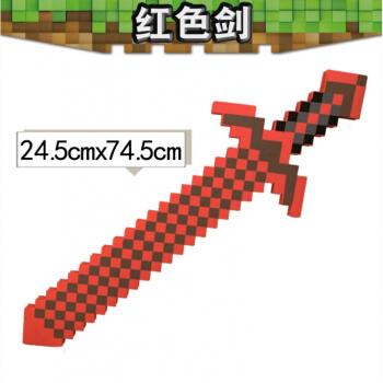 我的世界周边我的世界苦力怕泡沫钻石剑我的世界游戏周边同款模型塑料
