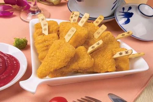 400g夏星黄金迷你油炸牙签三角鸡柳