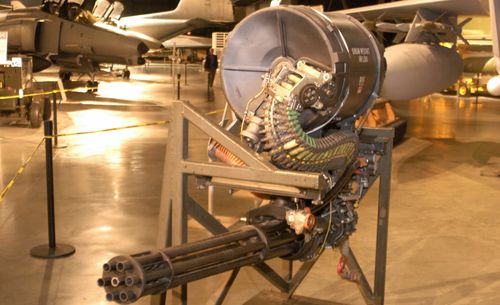 美军三代机普遍装备的m61a1机炮