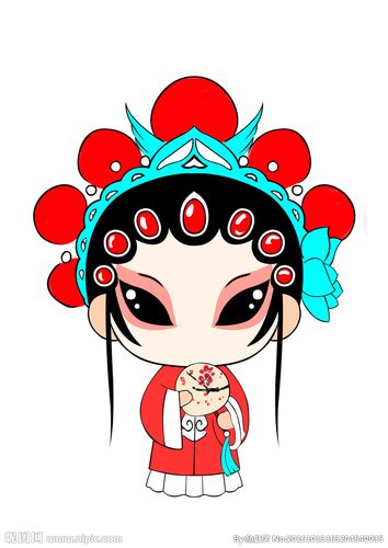 京剧卡通形象 旦角卡通图片