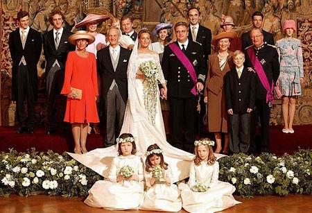 组图:比利时小王子洛朗迎娶美丽平民女子