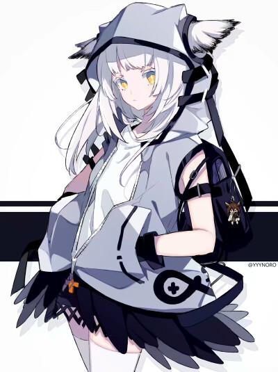 明日方舟#白面鸮队长/yue #pixiv