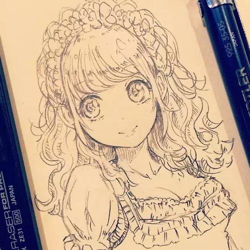 动漫丨线条感十足,每一个人物都生动可爱~|速写|线条|人物_新浪新闻