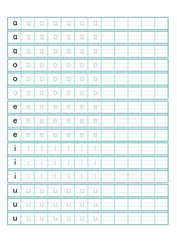 汉语拼音字母描红a4打印doc
