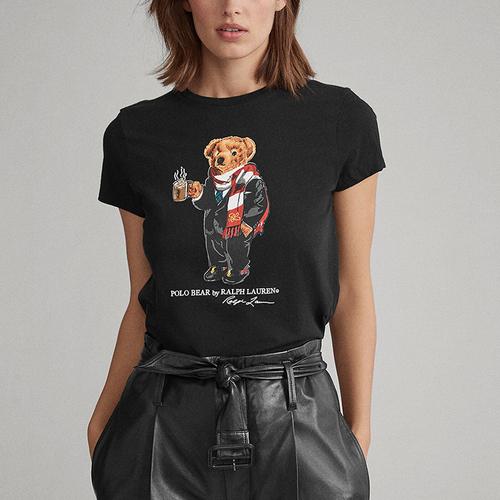 polo ralph lauren女装2019秋冬假日限定小熊圆领t恤t恤rl21073【优先