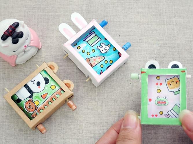 78超迷你的自制游戏机,和闺蜜一起玩_游戏机_手工制作_diy_手工