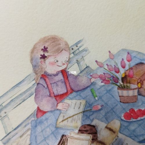 与你的美好时光(水彩)_水彩_素材_头像
