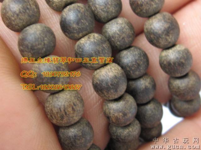 越南天然妙香一级老料水沉yao奇楠沉香108颗佛珠手链手串女款念珠