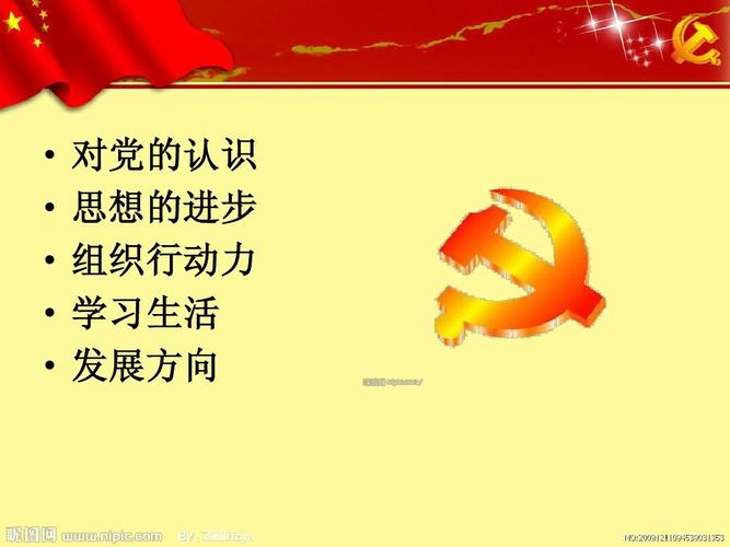 对党的认识 思想的进步 组织行动力 学习生活 发展方向