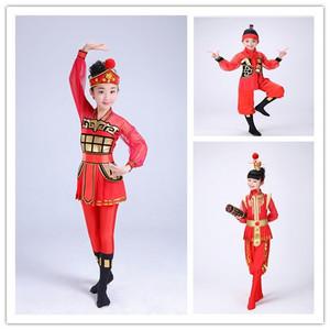 少儿童舞蹈花木兰幼儿舞台古装戏服表演出服装女童戏剧2017戏曲服