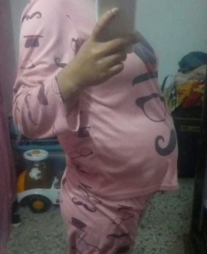 大家帮看肚型,这是男宝还是女宝,预产期3月8日?