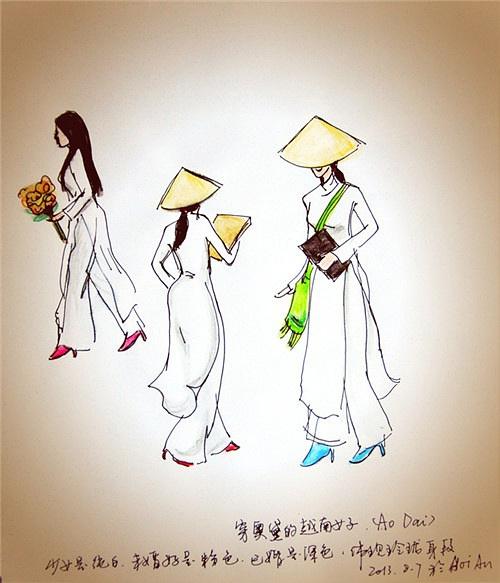 窈窕美女身材简笔画