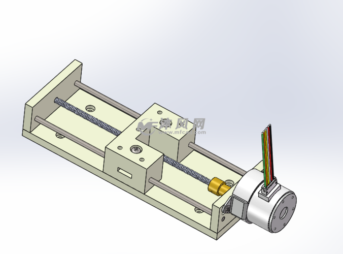 100mm步进电机螺杆丝杠滑块