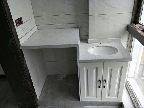 石材洗手台盆 洗衣机柜台盆