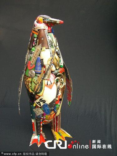 垃圾制作的艺术品:艺术家变废为宝