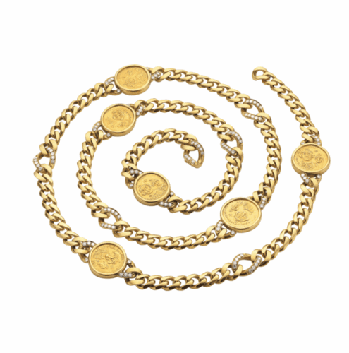 bulgari 古币项链