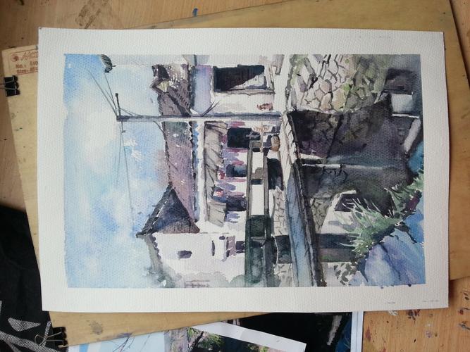 水彩风景|纯艺术|绘画|z建国 - 原创作品 - 站酷 (zcool)