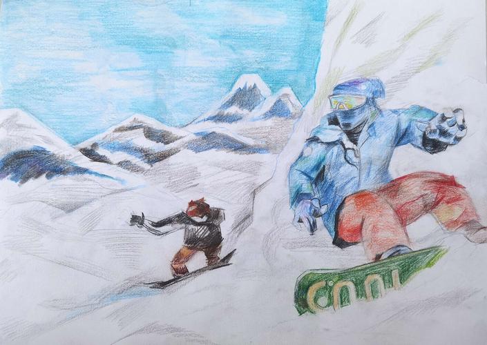 冬奥有我】冰雪嘉年华系列活动～七,八年级冰雪主题精品绘画书法展