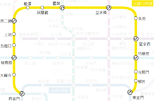 北京地铁13号线线路图