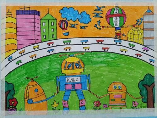 科技在我心 创新在我手——交口县城关小学开展主题绘画展
