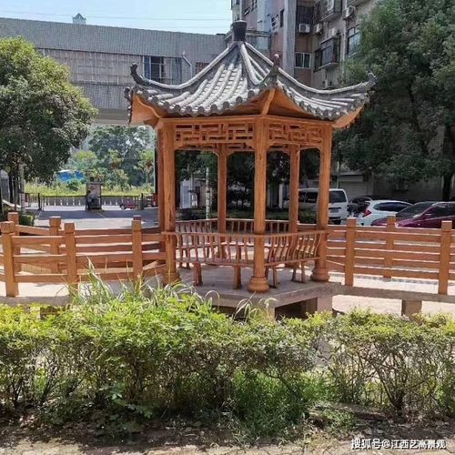 广东水泥六角凉亭视频河源防腐木凉亭造价新中式仿木四方凉亭结构图