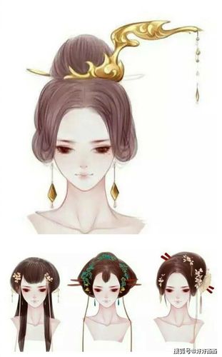 几十种古风女性发型参考不要错过,教程非常简单