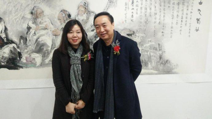 "墨境·寻源__著名人物画家乔玉川,杨季国画作品展"在