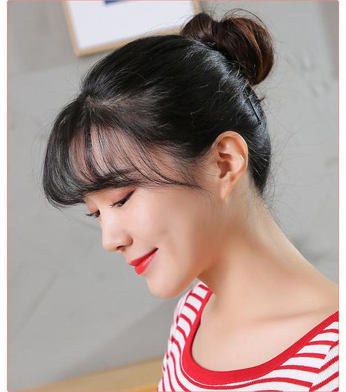 网红卷发学生空气刘海八字刘海内扣大波浪定型自粘卷发筒夹子 【带夹