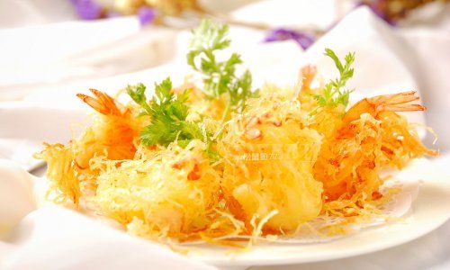 节日宴客菜——金丝凤尾虾的做法